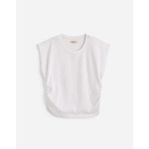 NWT Madewell Side-Cinch Muscle Tee size medium in white